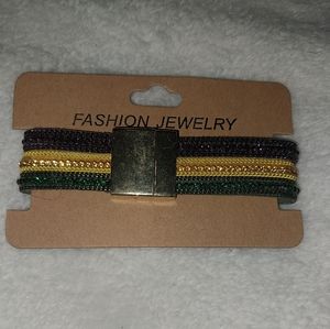 Mardi Gras Bracelet